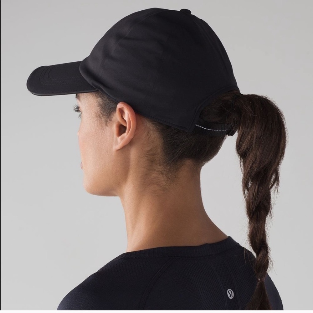 2 Lululemon black hats caps NWT